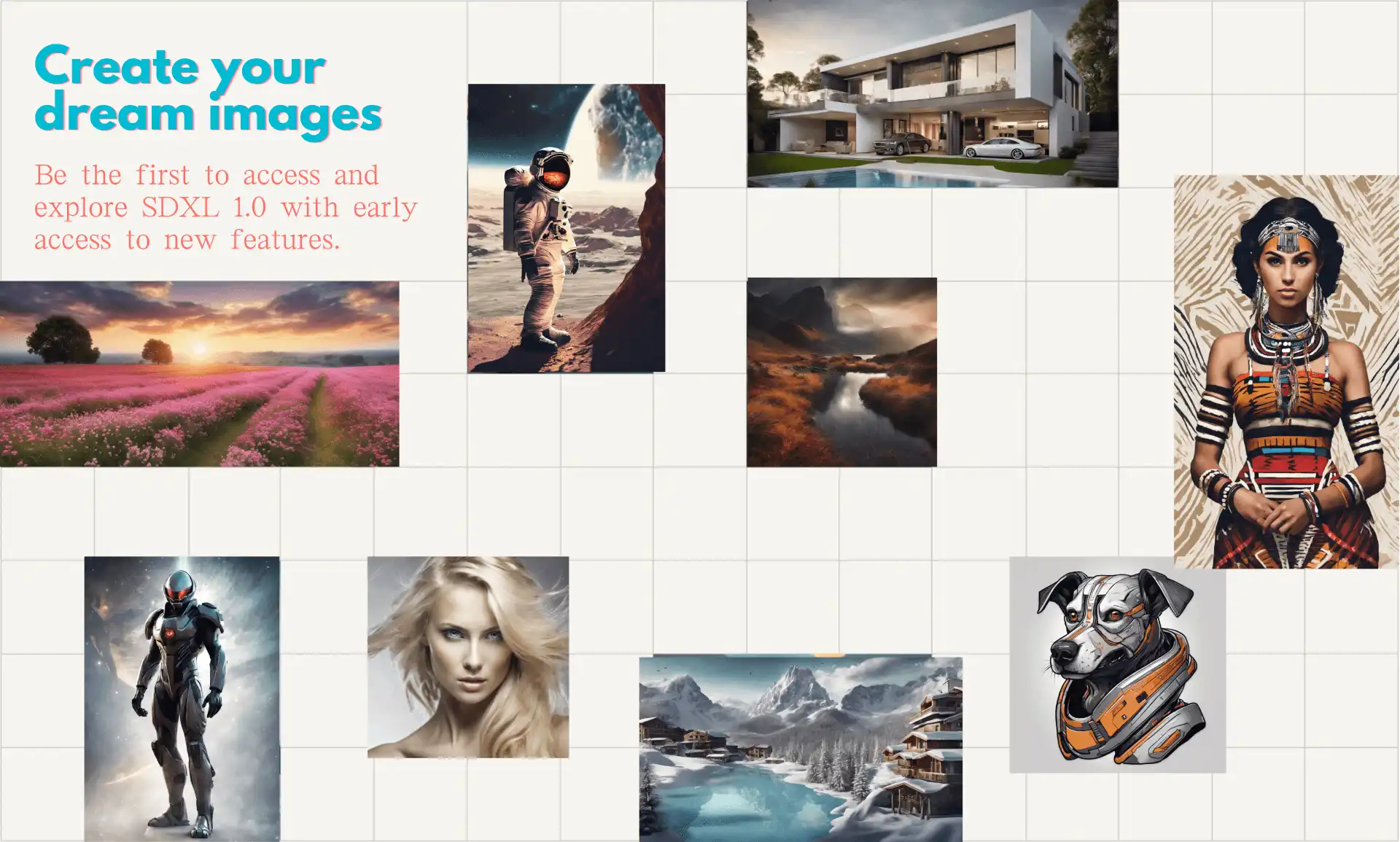 Start generating the images of your dreams